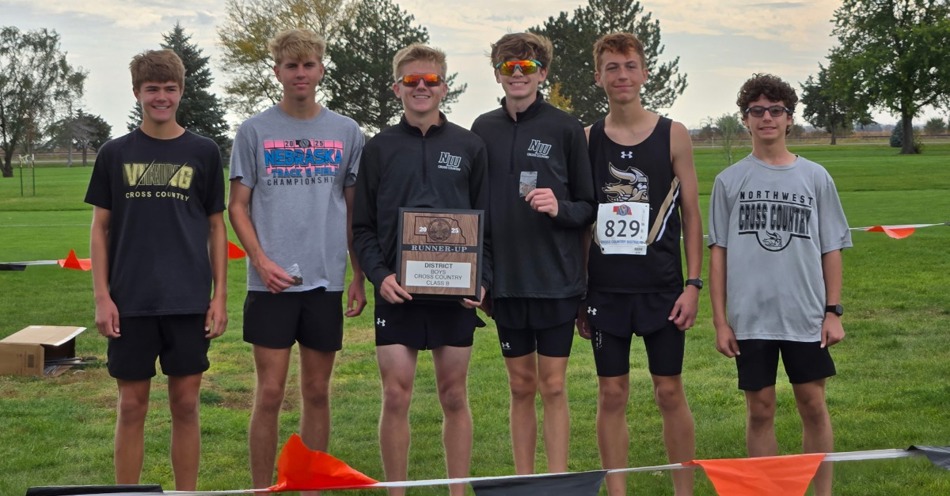 NW Boys Cross Country District Runner Up - Grace Bangert Also Qualifies For State 