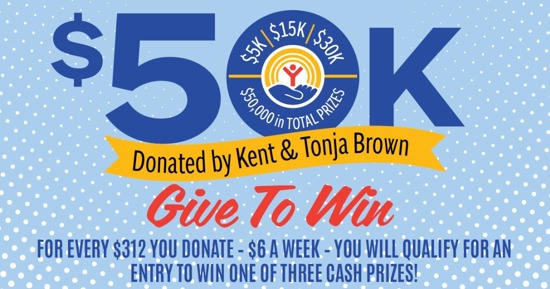 HUW 50 K Giveaway Set for Tuesday