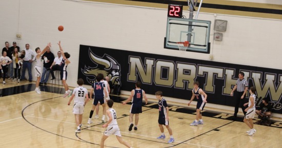 Northwest Boys Run Away From Adams Central, 64-43