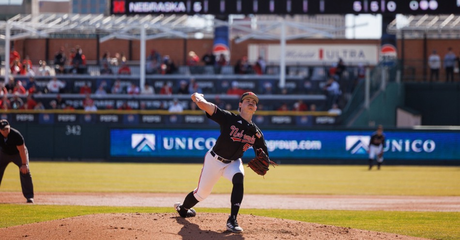 Carey, Blachowicz Lead Huskers to 12-2 Rout