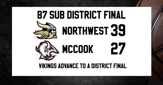 B7 Sub District: Northwest Girls Down McCook 39-27
