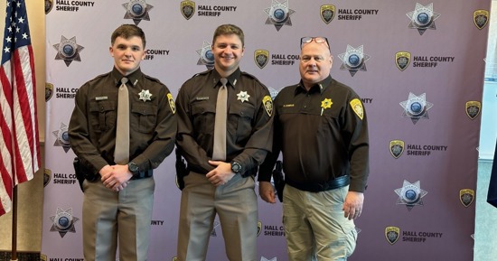Hall County Sheriff Welcomes Two New Deputies