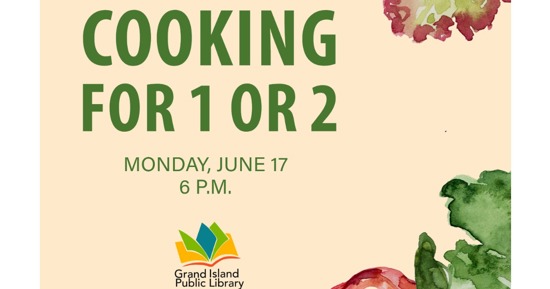 Learn All About Cooking for One or Two at the Library