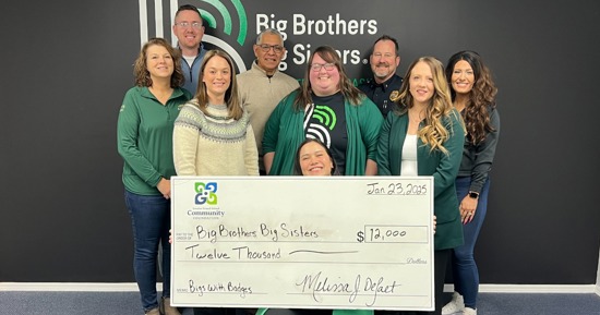 Greater Grand Island Community Foundation Supports Big Brothers Big Sisters with $12,000 Donation for New Bigs with Badges Program
