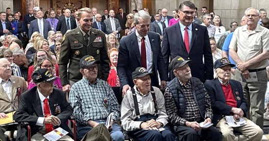Gov. Pillen, NDVA Host World War II Veteran Recognition Ceremony in Capitol Rotunda