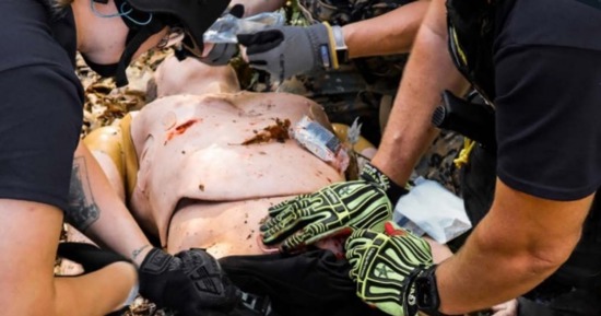 acMed Solutions™ Clinical Response-Resuscitate Whole Body Simulator delivers high-fidelity training capabilities for the treatment of traumatic injuries as well as advanced clinical features for cardiac life support and resuscitation. Ideal for Prolonged Care, Emergency Room, and ACLS/ALS training, the CR2 is an extremely effective multipurpose training tool allowing learners to perform a wide range of critical life-saving tasks. As learners administer treatment, trainers receive instant feedback of performance via the easy-to-use remote control. Constructed with a durable urethane core and specially formulated, life-like silicone skin, the CR2 is rugged and durable and is designed to operate in nearly any environment or weather to support real-world training scenarios. https://tacmedsolutions.com/