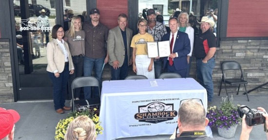 Gov. Pillen, Sen. DeKay and NDA Director Vinton Celebrate Passage of Nebraska Law Addressing Fake Meat