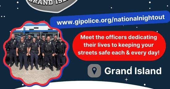 GIPD to Visit National Night Out Block Parties on August 5