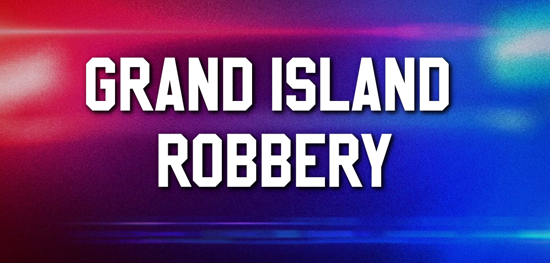 Grand Island Robbery with Red & Blue Police Lights