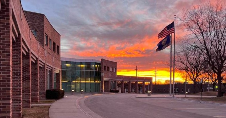 Grand Island City Hall Sunrise