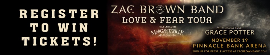 Win Tickets to see Zac Brown Band! Registration