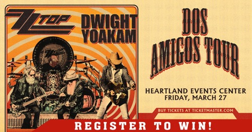 Win your way into the ZZ Top & Dwight Yoakam Dos Amigos Tour!