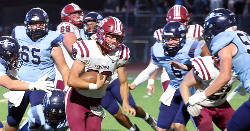 Photo Credit: Josh Salmon GICC Runs Away From Centura, 42-0